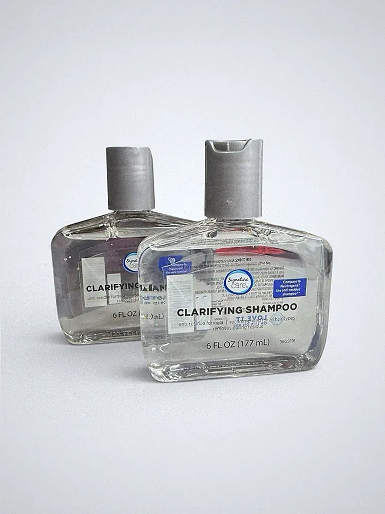 2 x Signature Care Anti-Residue Clarifying Shampoo Compare to Neutrogena 6 fl oz