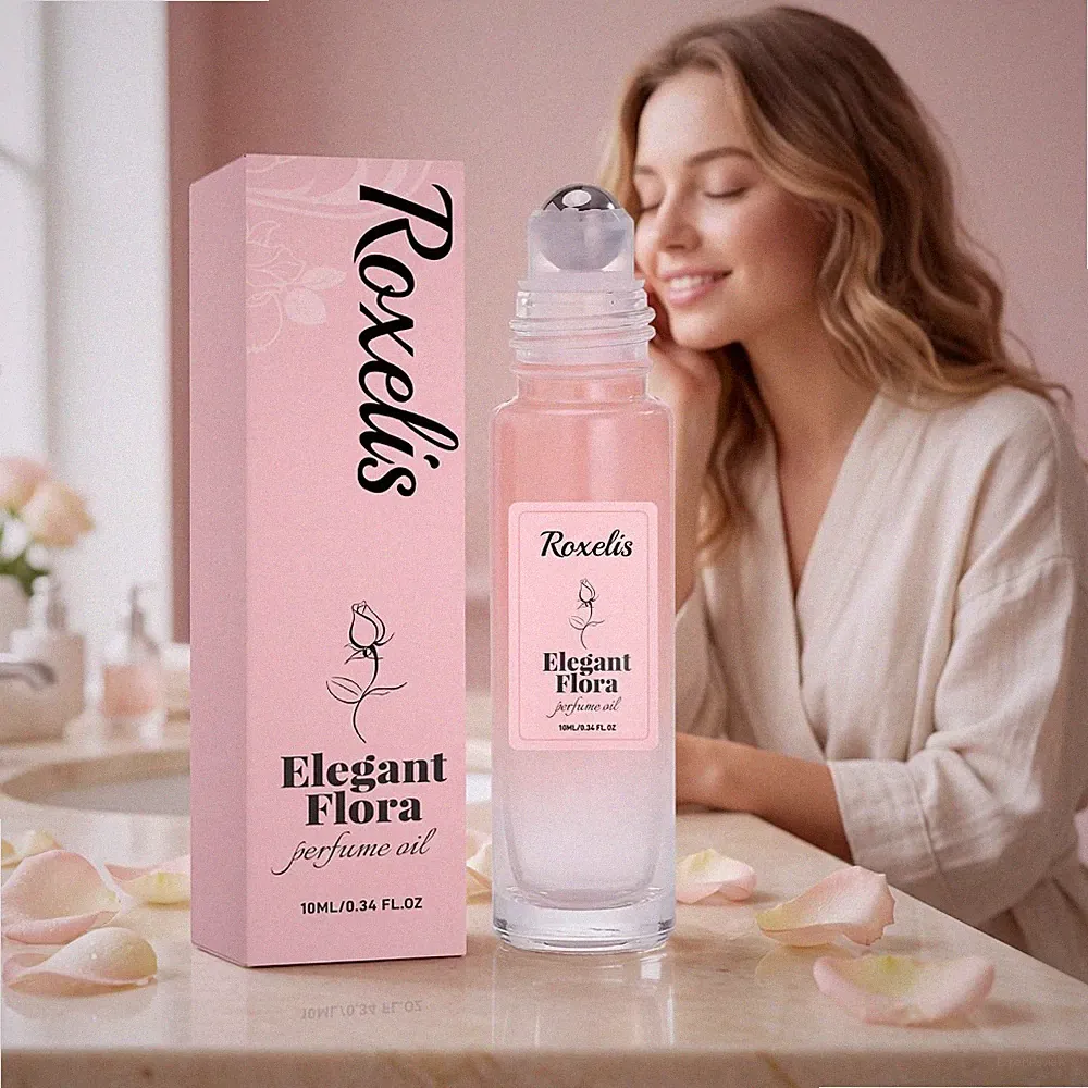 Alcohol Free Rose Perfume Oil Roll - On Sweet Long Lasting Fragrance Women 10ml