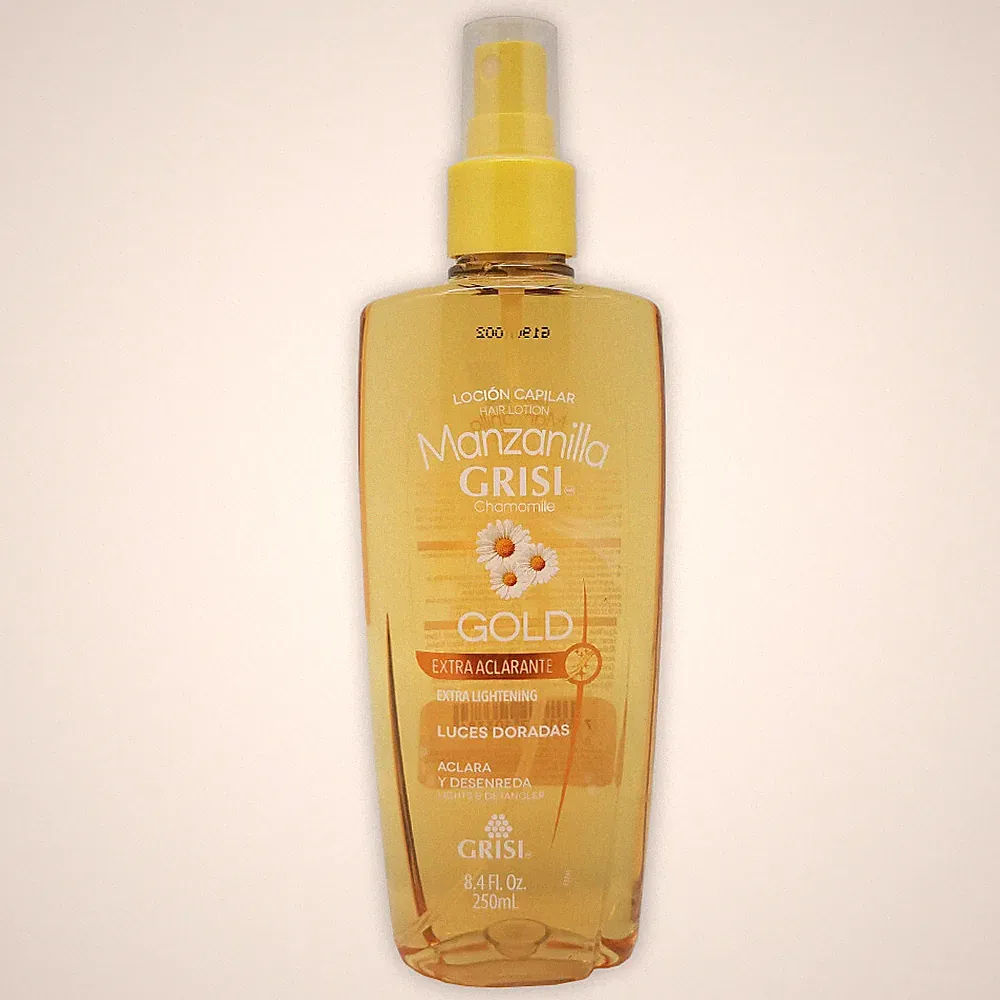 Grisi Manzanilla Chamomile Gold Detangling Lotion and Hair Lightener. 8.4 Fl.Oz