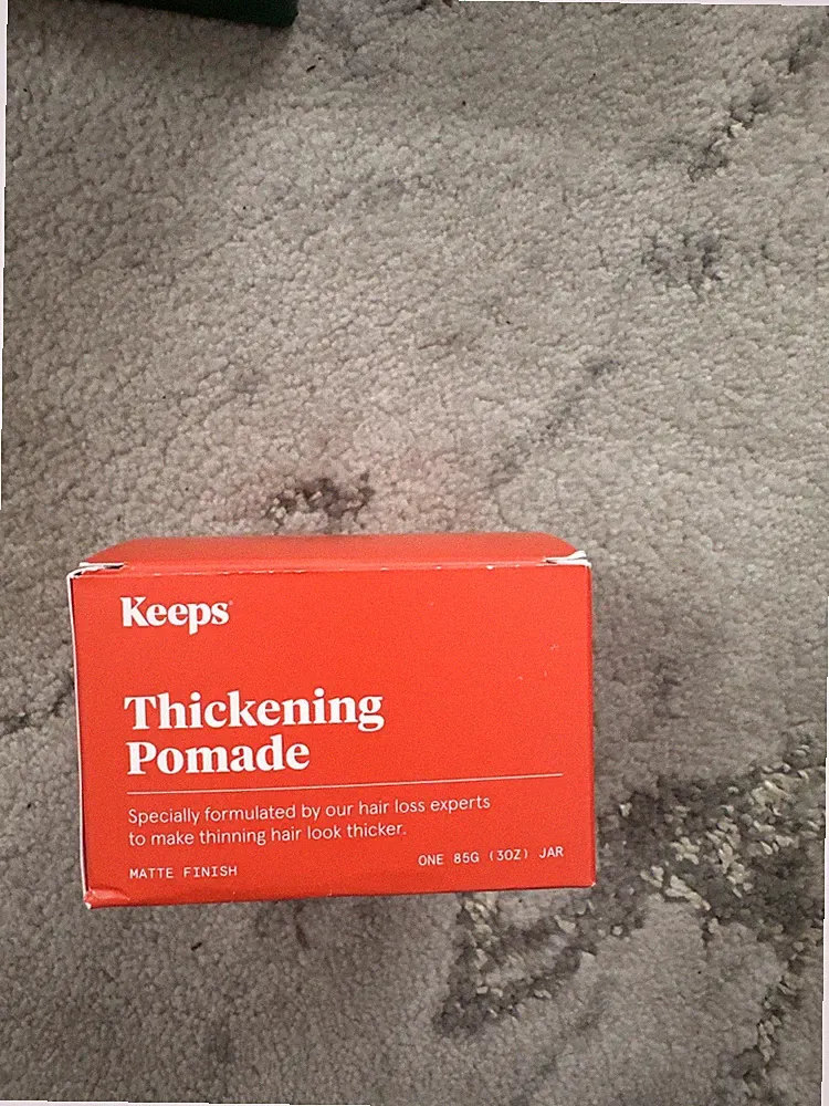Keeps Matte Thickening Hair Pomade for Men - All-Day Medium Hold Styling Poma...