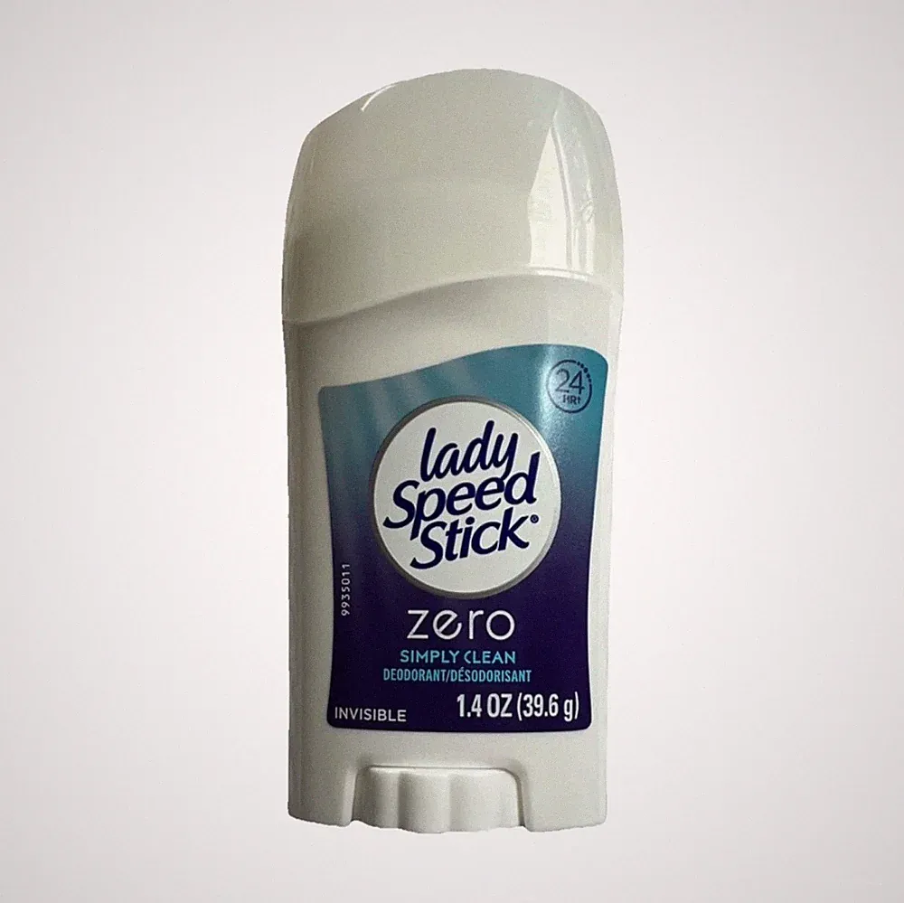 Lady Speed Stick Zero Simply Clean Invisible Deodorant Stick 1.4 oz 24-Hour