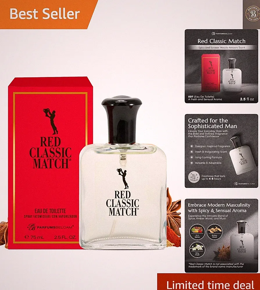 Signature Men's Fragrance: Affordable Long-Lasting Eau de Toilette - 2.54 Fl Oz
