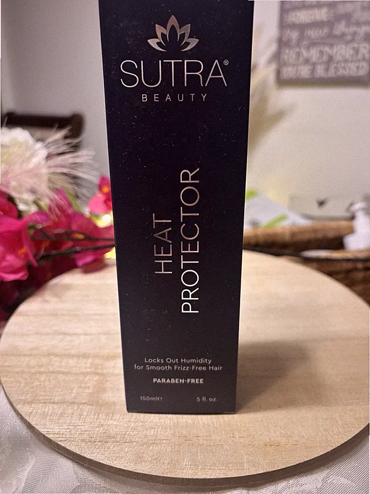 Sutra Beauty Heat Protector Spray 5 fl oz Paraben-Free Keratin Argan Oil Shine